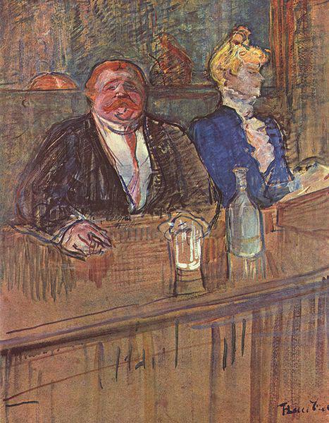 Die Bar, Henri de toulouse-lautrec